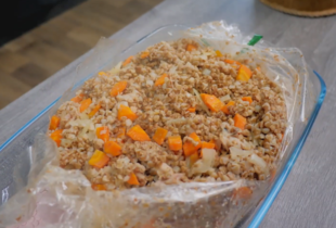 Гречка з м'ясом в рукаві - ідеальний рецепт вечері для зайнятих господинь